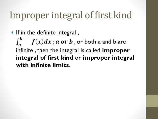 Improper integral essay improper integral convergence test